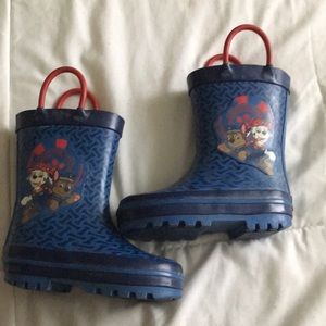Paw patrol rain boots